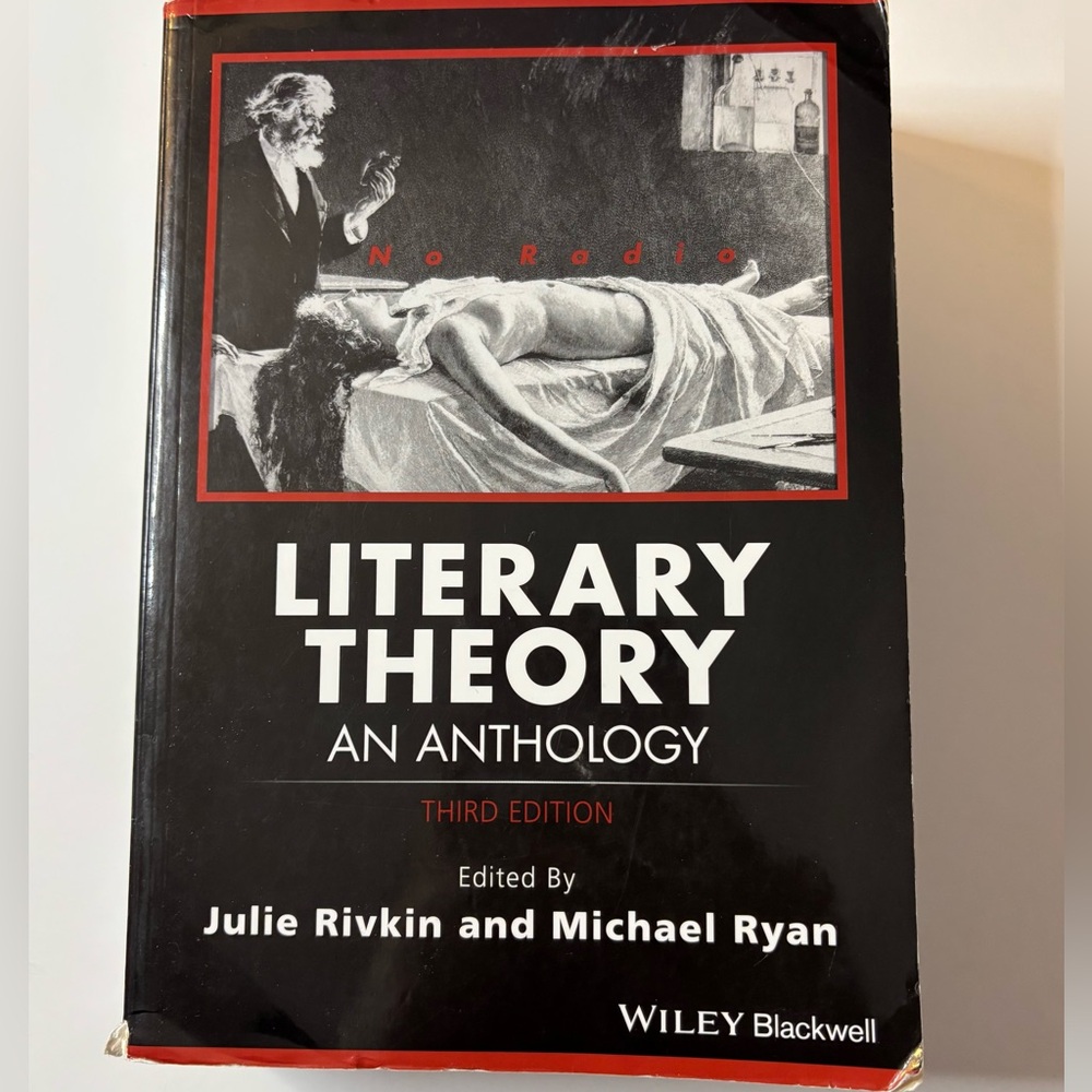 Literary Theory Anthology 3rd edition